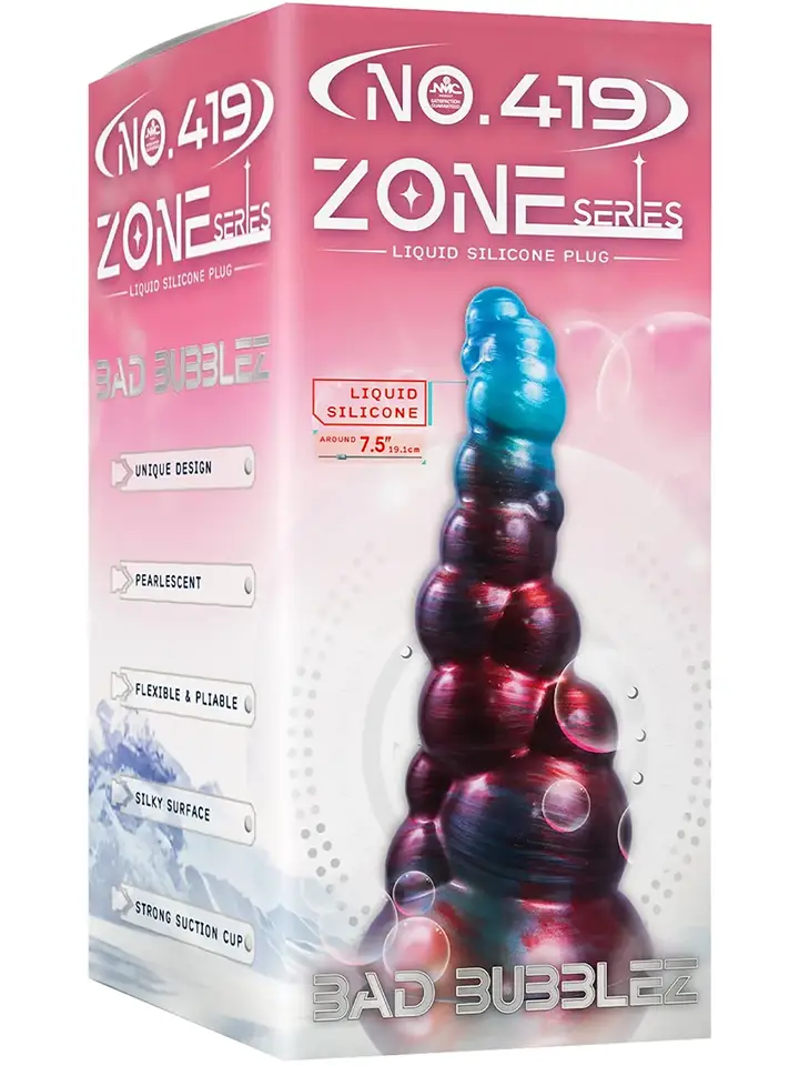 Bad Bubblez Silikon-Dildo 19 cm - Drachen-Dildo 4