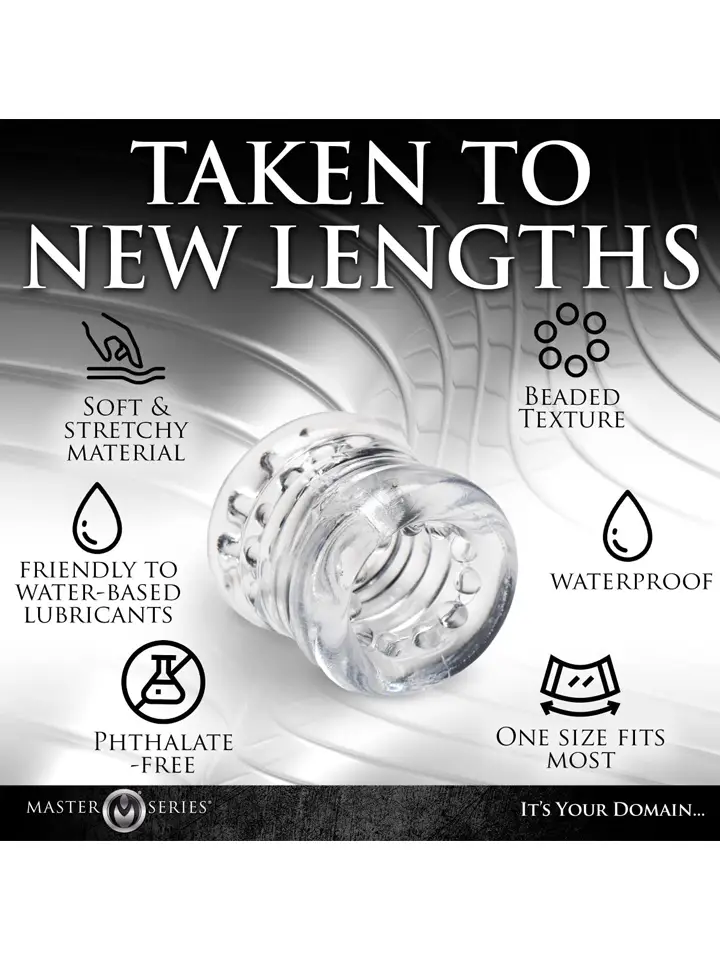 Ball Stack Ball Stretcher Transparent - Penis- und Hodensackringe 2