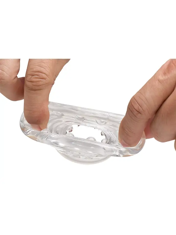 Ball Stack Ball Stretcher Transparent - Penis- und Hodensackringe 5