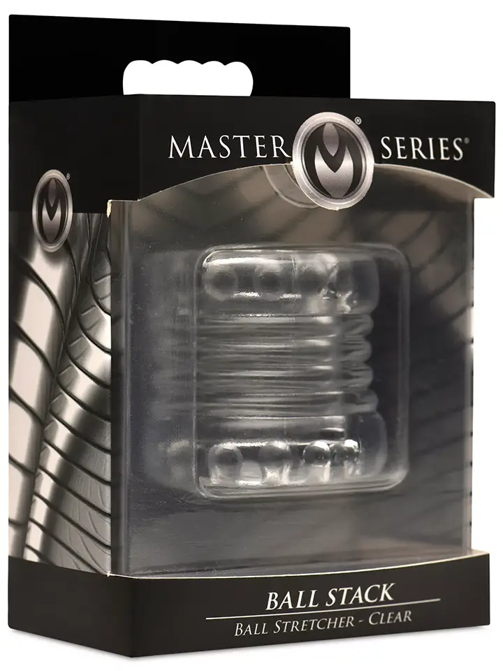 Ball Stack Ball Stretcher Transparent - Penis- und Hodensackringe 7