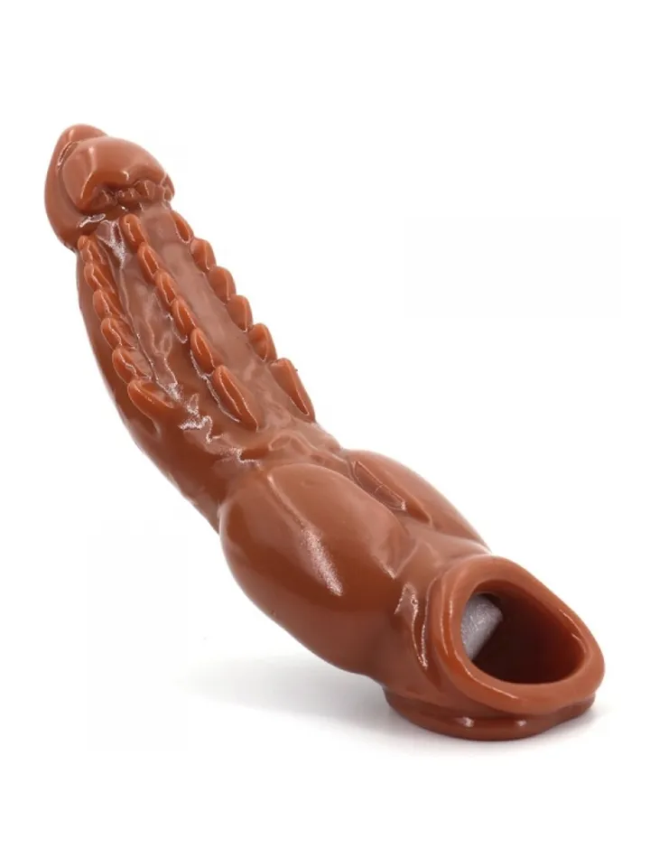 Baolik Vibrating Penis Sleeve 21 cm - Vibrierender Penisverlängerer 2 [full]
