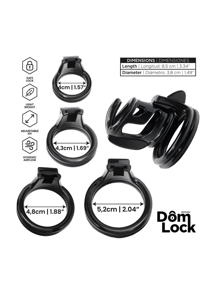 Bars Chastity Cage With Internal Lock - Peniskäfig 2 [full]