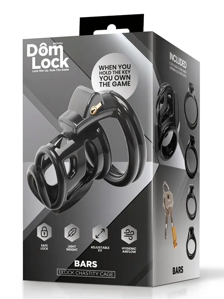 Bars Chastity Cage With Internal Lock - Peniskäfig 4 [full]