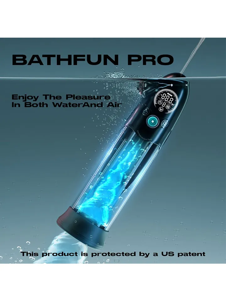 BathFun Pro Dual-Use Water & Air Massager - Automatische Penispumpe 2