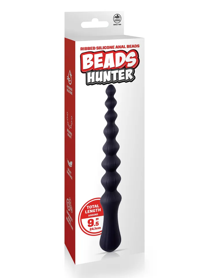 Beads Hunter – Gerippte Silikon-Analkugeln - Anal-Kugeln 3 [full]