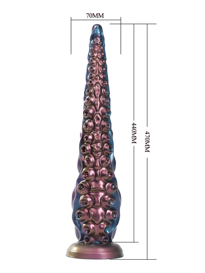 Beastlord Rippled Monster Silicone Dildo 47 cm - Monster-Dildo 2 [full]