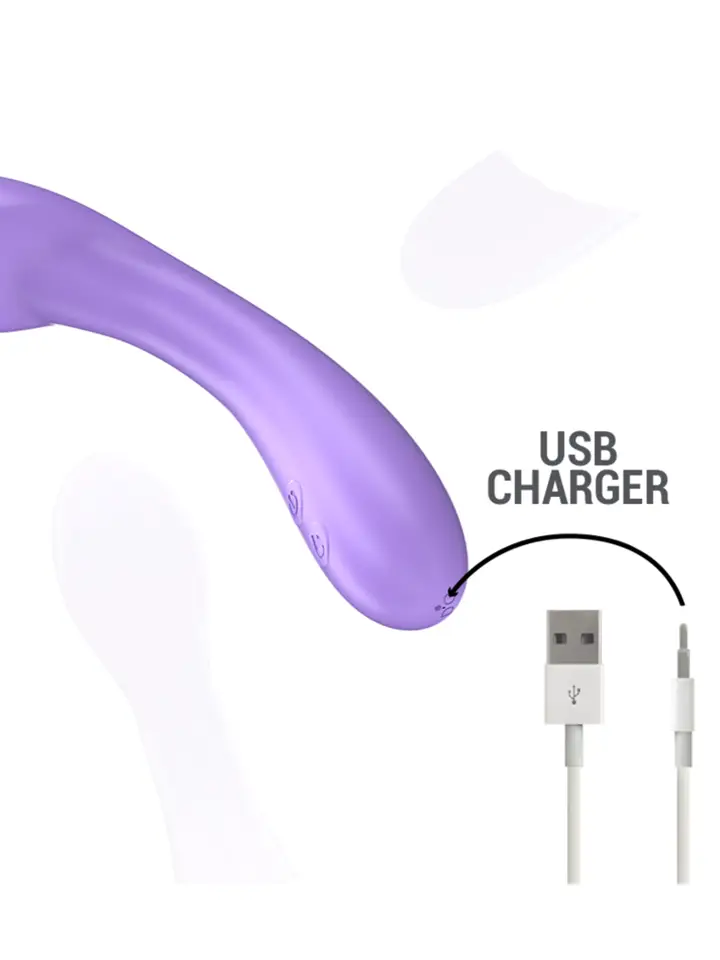 Becky Vibrator mit Wärmfunktion, 7 Vibrationen - Vibrierender Dildo 3