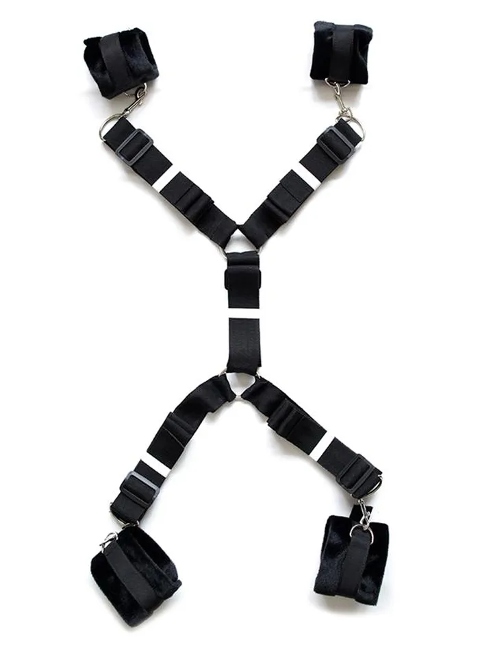 Bed Restraint Set With Cuffs - Hand- und Fußfesseln 1 [full]