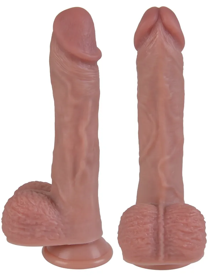 Beheizbarer, Stoßender & Rotierender Silikon-Dildo 22 cm - Vibrierender Dildo 4
