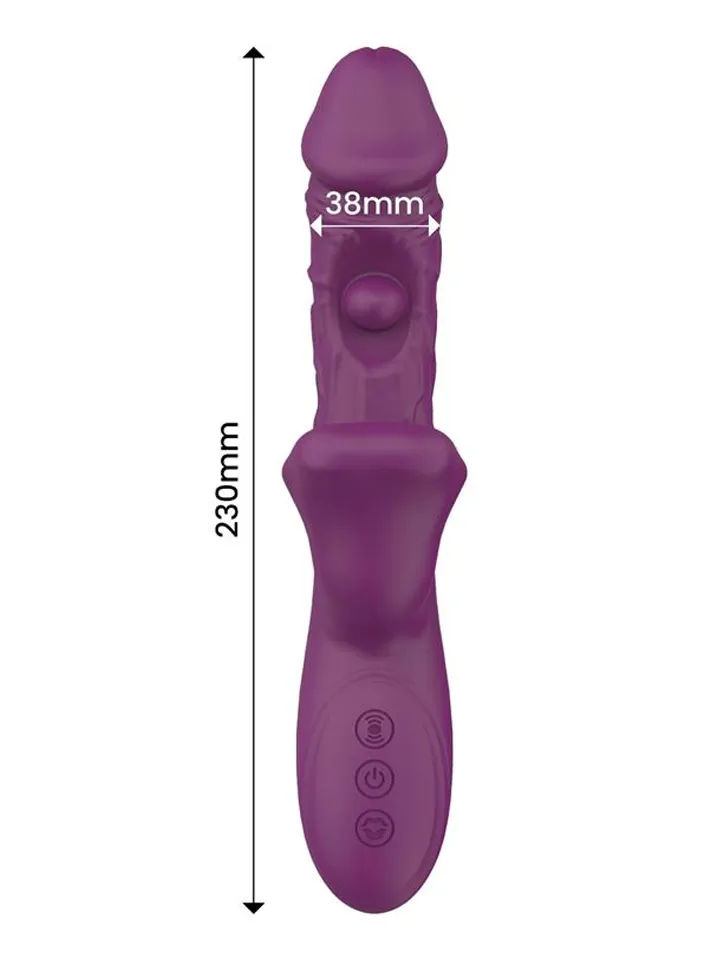 Bella 3 Motors Double Tickling Ball & Biting - Rabbit-Vibrator mit rotierender Zunge 3 [full]