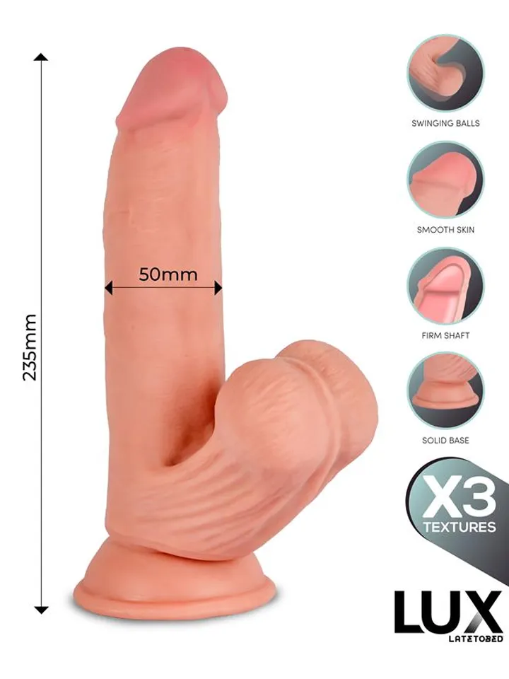 Bernd Triple Density Swinging Balls Dildo 23,5 cm - Realistischer Dildo 2 [full]