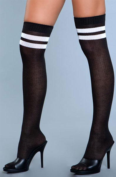 BeWicked Going Pro Strümpfe Overknee Schwarz - Sexy Strümpfe 2