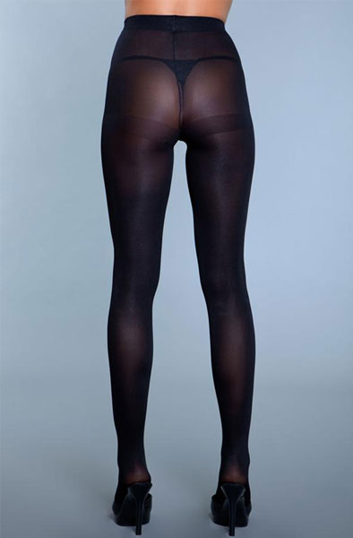 BeWicked Nylon Strumpfhose Schwarz - Strümpfe 2