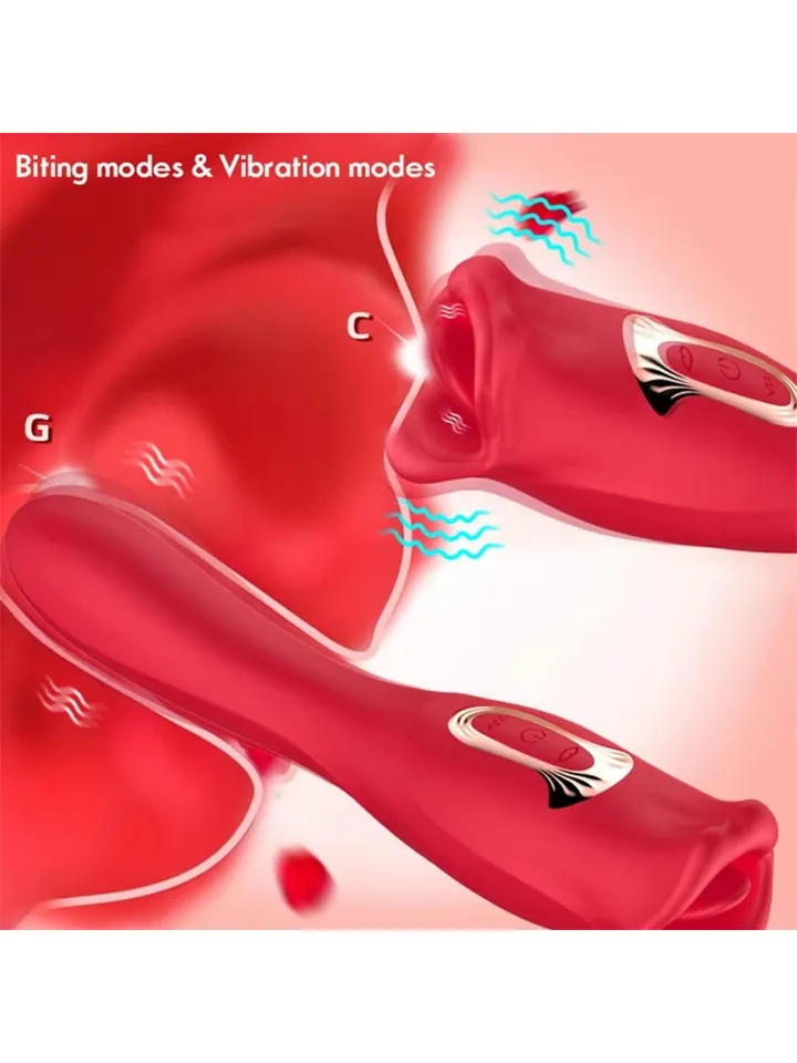 Big Mouth Rechargeable Lip Teasing Vibrator - Klitoris-Vibrator 2 [full]