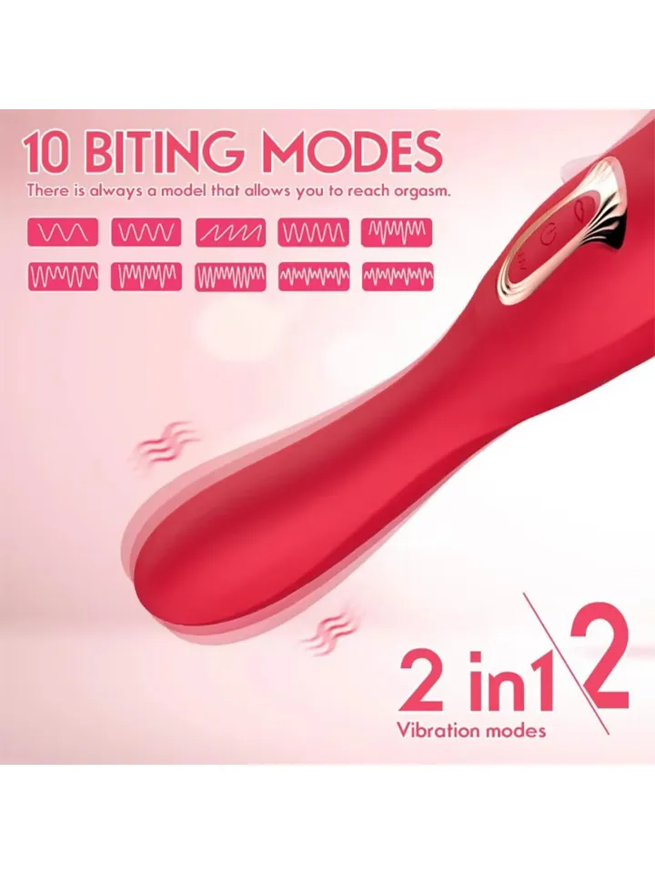 Big Mouth Rechargeable Lip Teasing Vibrator - Klitoris-Vibrator 3 [full]