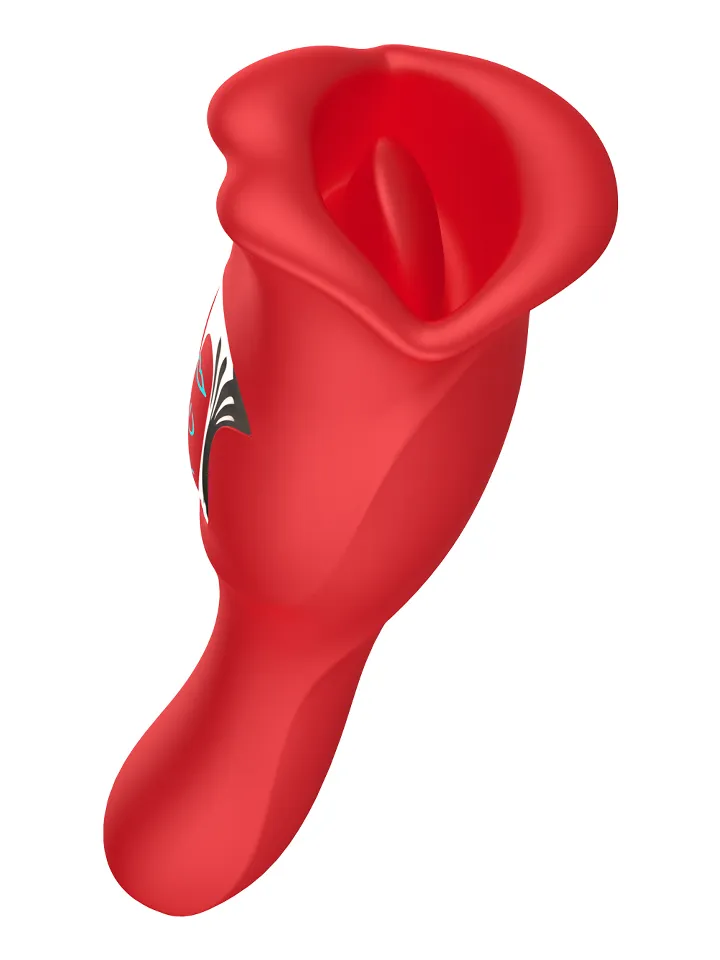 Big Mouth Rechargeable Lip Teasing Vibrator - Klitoris-Vibrator 4 [full]