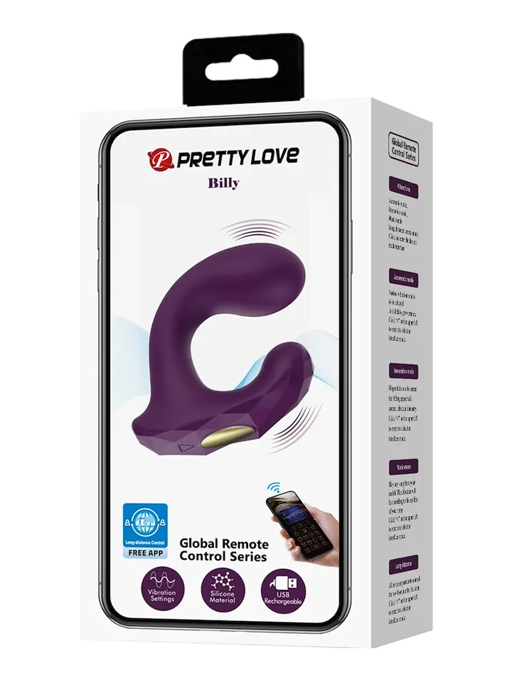 Billy Remote Control Dual Stimulation Vibrator - App-gesteuerter Vibrator für Paare 5 [full]
