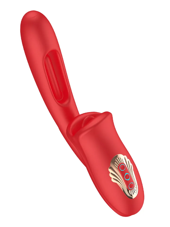 Bite Mouth Vibrator 3.0 - Rabbit-Vibrator mit rotierender Zunge 4 [full]