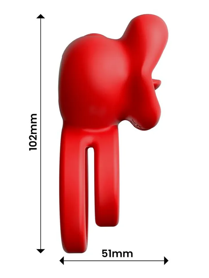 Bittey Cock Ring With Vibration & Biting - Vibrierender Penisring 4 [full]