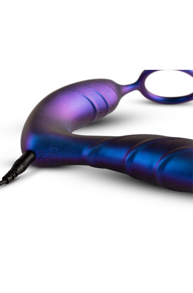Black Hole Analvibrator mit Cockring - Prostatavibrator mit Penisring 6