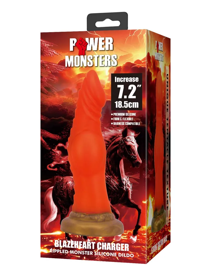 Blazeheart Charger Monster Silicone Dildo 18,5 cm - Drachen-Dildo 3 [full]