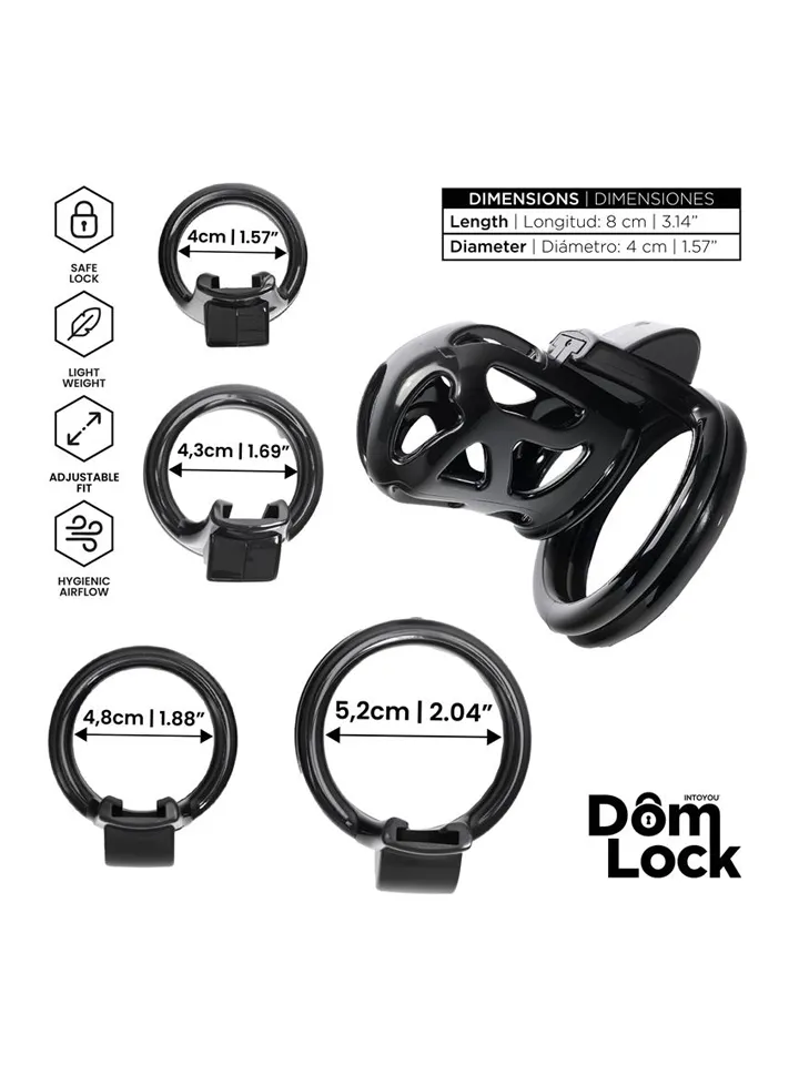 Block Chastity Cage With Internal Lock - Keuschheitskäfig 2 [full]