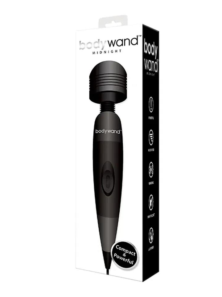 Bodywand Midnight Plug-In Wand-Massagegerät Schwarz - Zauberstab/Massagestab 3 [full]