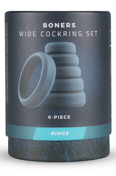 Boners 6-teiliges Penisring-Set - Cockring-Set 4