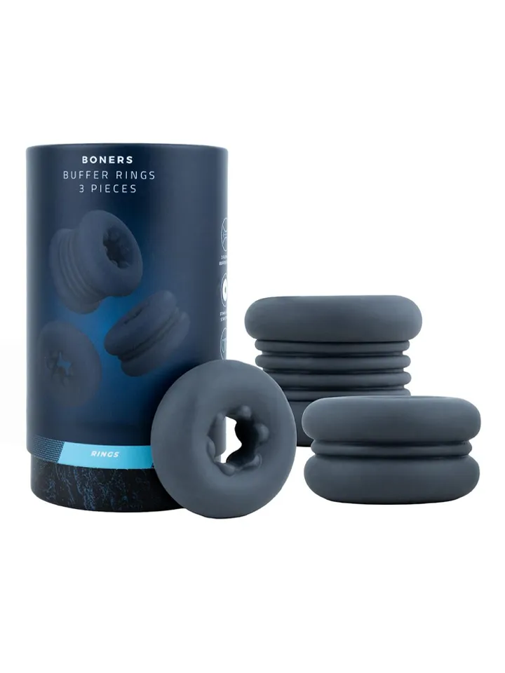 Boners Buffer Ringe 3er-Pack - Cockring-Set 1 [full]
