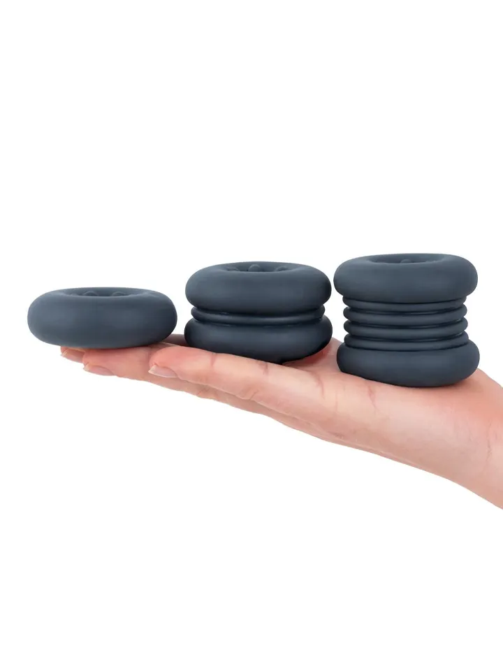 Boners Buffer Ringe 3er-Pack - Cockring-Set 2 [full]