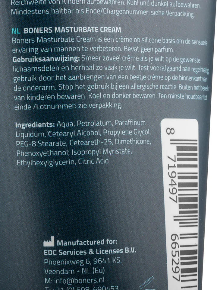 Boners Masturbationscreme 100 ml - Wichse schöner 3 [full]