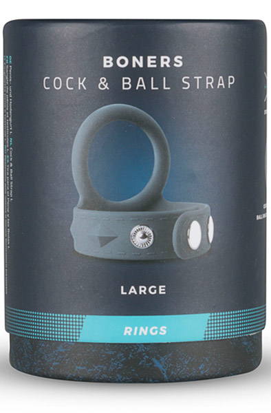 Boners Penis & Hodenstrap L - Penis- und Hodensackringe 5