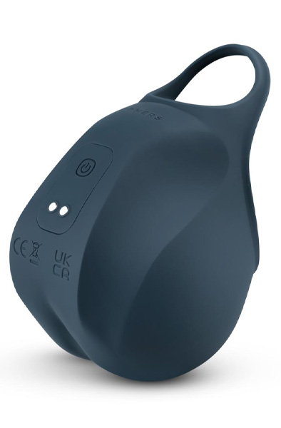 Boners Stimulierender Hodensackbeutel Blau - Kugelvibrator 5