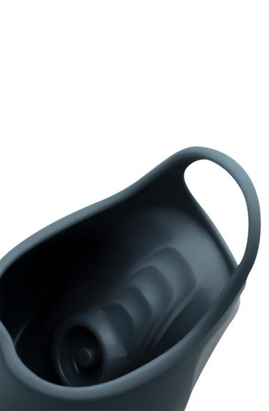 Boners Stimulierender Hodensackbeutel Blau - Kugelvibrator 7