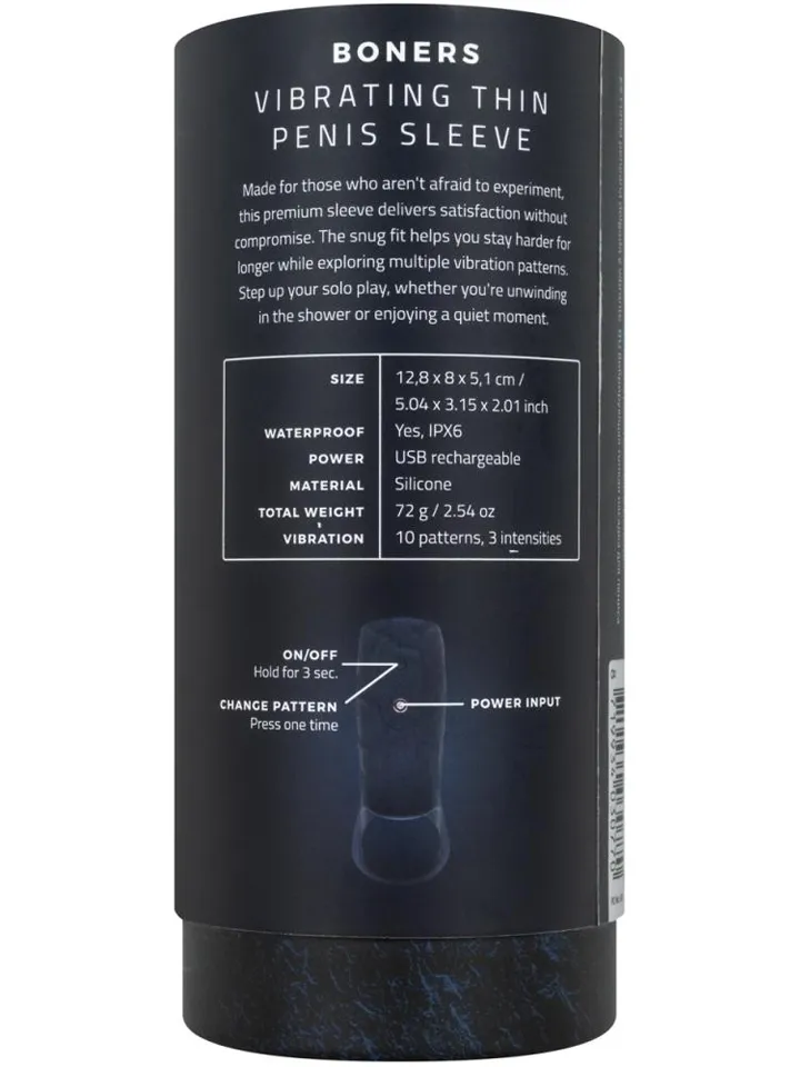 Boners Vibrierender Penis-Sleeve - Vibrierender Penisverlängerer 5