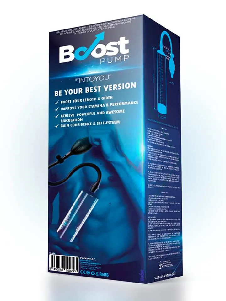 Boost Manual Penis Pump Crystal - Penispumpe 3 [full]