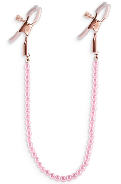 Bound Nippelklemmen D1 Pink - Brustwarzenklammern mit Kette 1