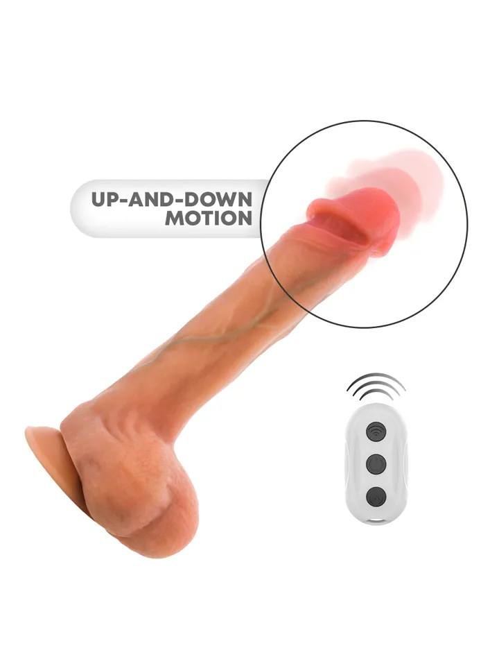 Bradley Vibrating Dildo With Heat Effect 21 cm - Vibrierender Dildo 2 [full]