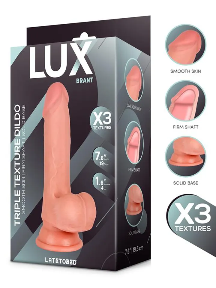 Brant Triple Density Dildo 19,5 cm - Realistischer Dildo 1 [full]
