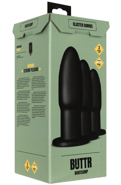 Buttr Cluster Bombs Anal Training Set - Analplug Set 6