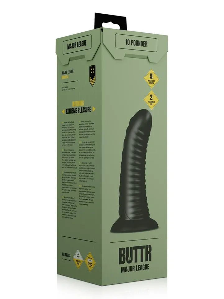 Buttr Double Ribbed Butt Plug 26 cm - Analplug 4 [full]