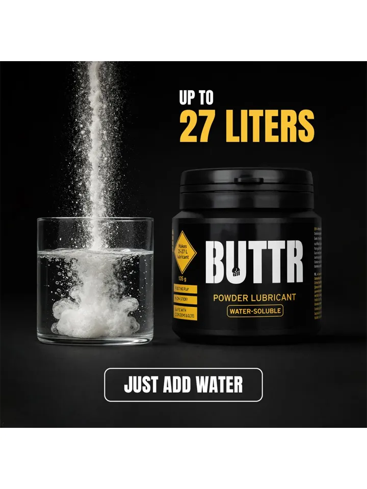 Buttr Powdered Lube Lubricant 135g - Gleitmittel für Fisting / Analsex 2 [full]