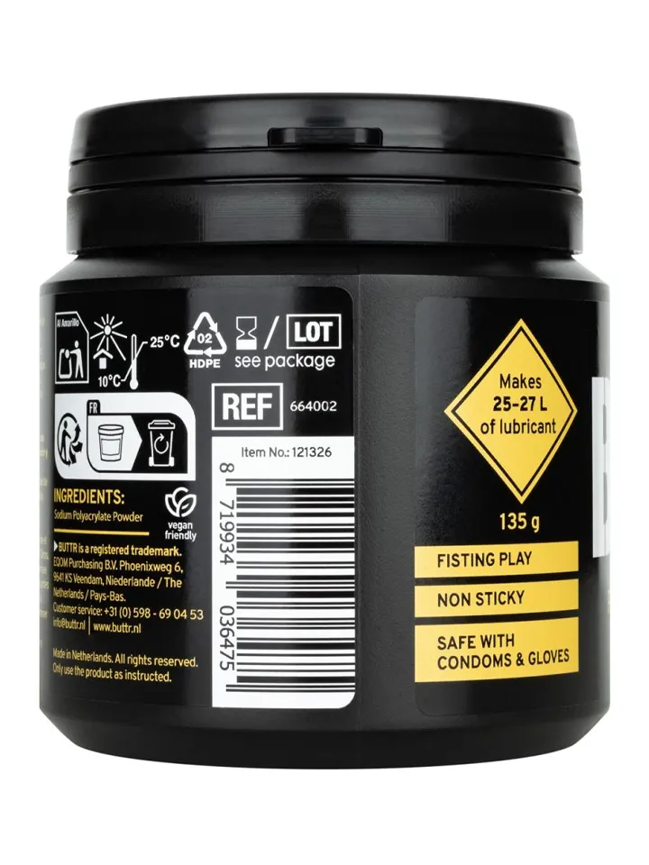 Buttr Powdered Lube Lubricant 135g - Gleitmittel für Fisting / Analsex 4 [full]