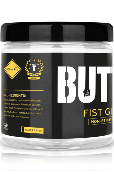 Buttr Transparentes nicht klebendes Fisting-Gel 500 ml - Gleitmittel für Fisting / Analsex 3