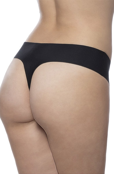 Bye Bra Unsichtbarer Tanga 2er-Pack - Nahtlose Slips 3
