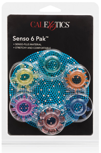 Cal Exotics Senso 6-pack - Cockring-Set 2