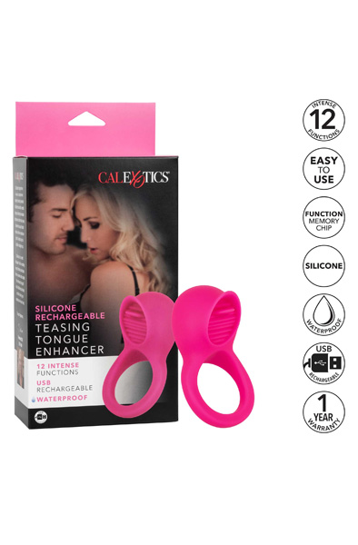 Cal Exotics Teasing Tongue Enhancer - Vibrierender Penisring 2