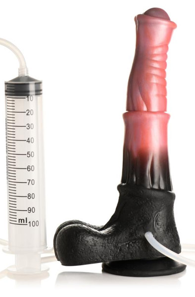 Centaur Explosion Squirting Silicone Dildo 24,5 cm - Drachen-Dildo 4