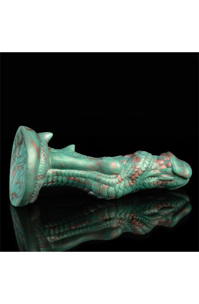 Cerberus Climax Dildo Green 20,4 cm - Drachen-Dildo 3