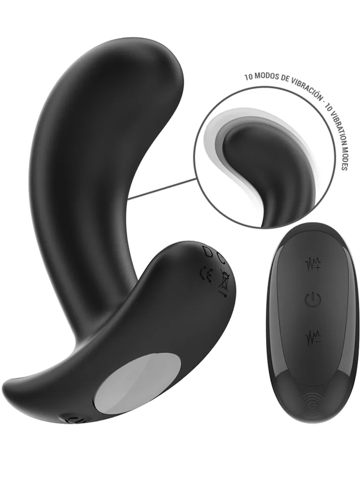 Chandler Anal Plug 10 Vibrations Remote - Vibrierender Analplug 1